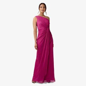 Adrianna Papell Stardust Gown Magenta size 8
